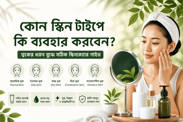 কোন স্কিন টাইপে কী ব্যবহার করবেন? ত্বকের ধরন বুঝে সঠিক স্কিনকেয়ার গাইড - KeenCares