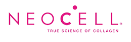 Neocell logo with pink text on a white background