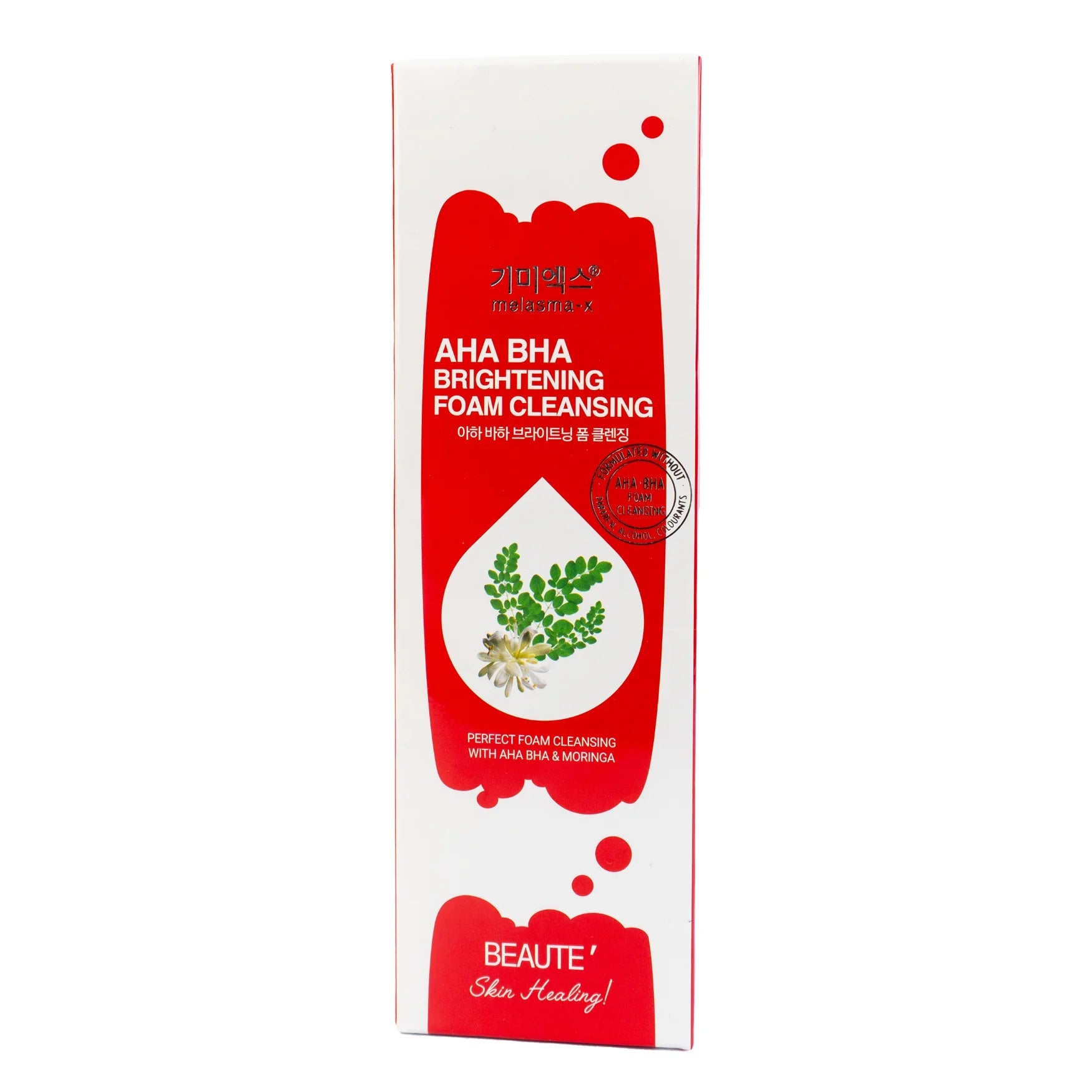 Beaute Melasma X AHA BHA Brightening Foam Cleanser 160ml - KeenCares