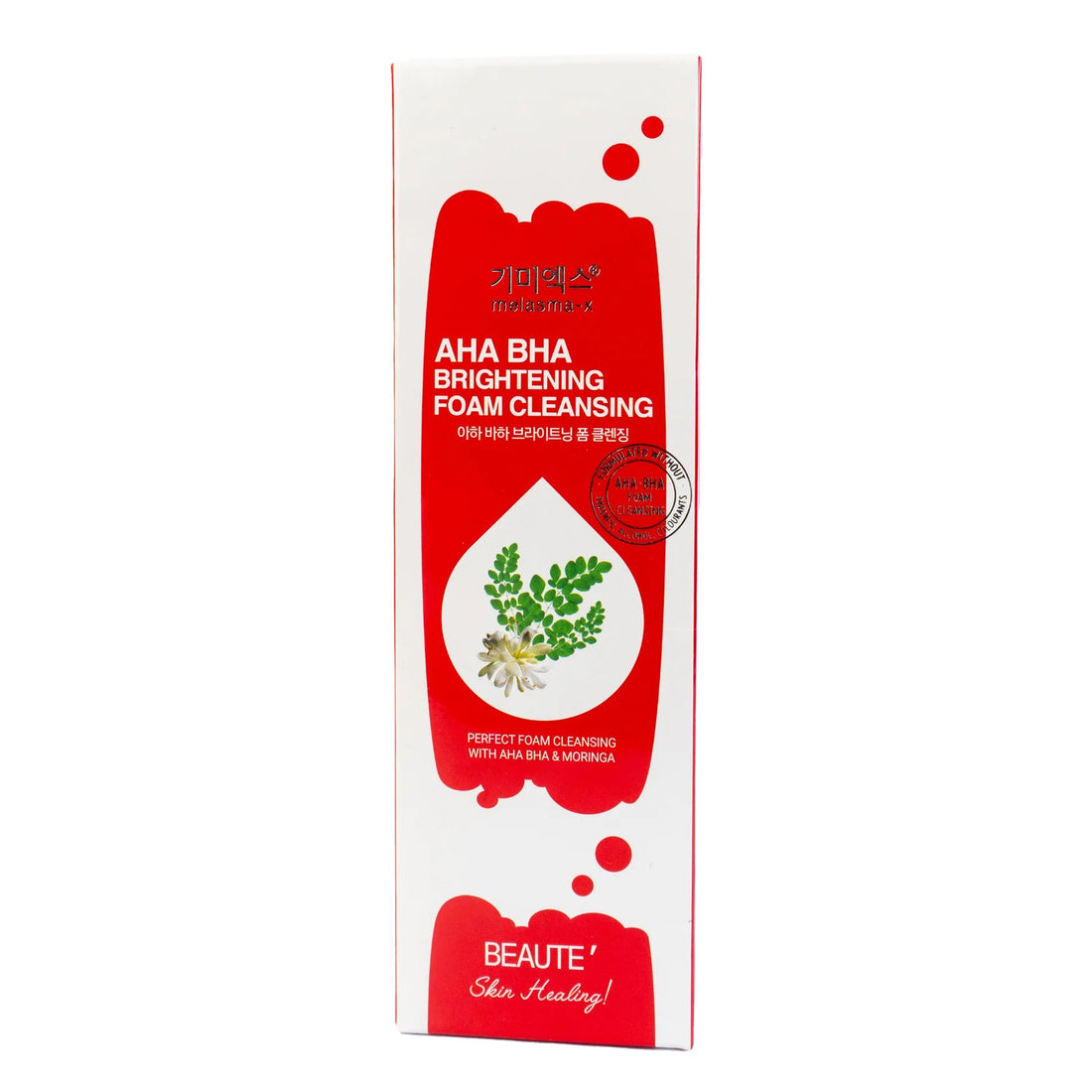 Beaute Melasma X AHA BHA Brightening Foam Cleanser 160ml - KeenCares