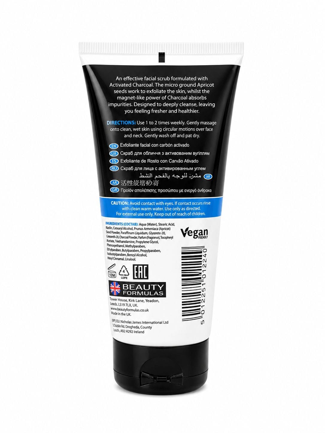 Beauty Formulas Charcoal Facial Scrub - KeenCares