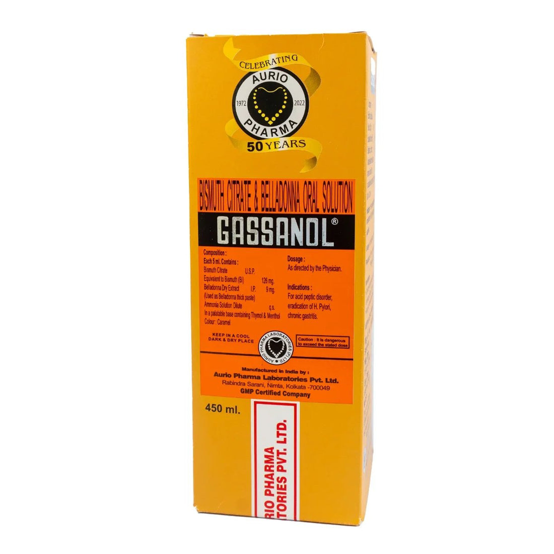 BISMUTH CITRATE & BELADONNA ORAL SOLUTION GASSANOL - KeenCares