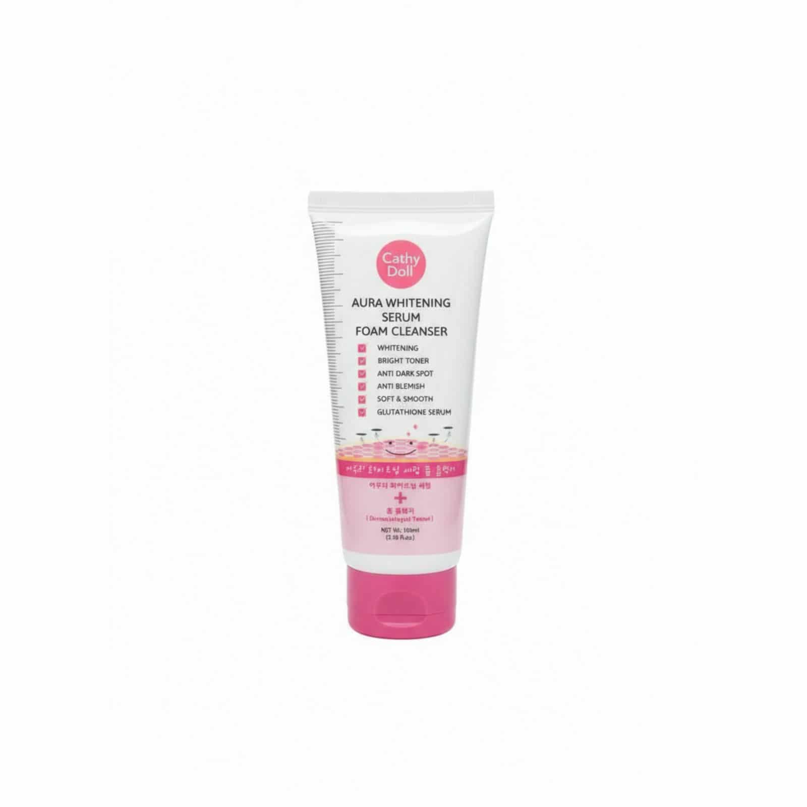 Cathy Doll Aura Whitening Serum Foam Cleanser - KeenCares