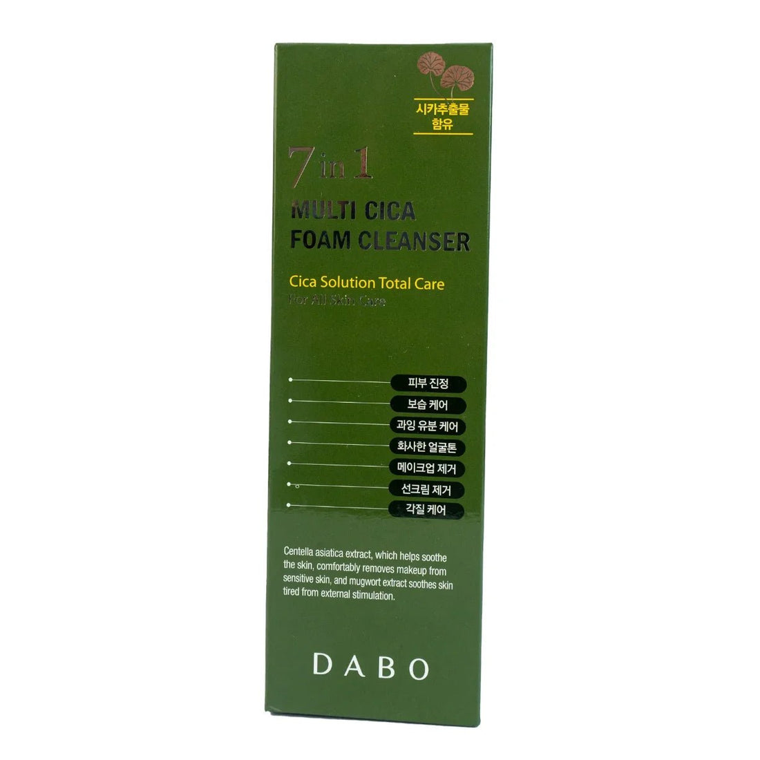 DABO 7 in 1 Multi Cica Foam Cleanser For All Skin Care 180ml - KeenCares