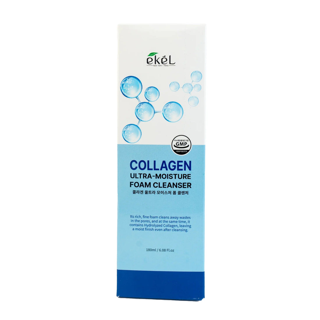 Ekel Collagen Ultra - Moisture Foam Cleanser 180 ml - KeenCares
