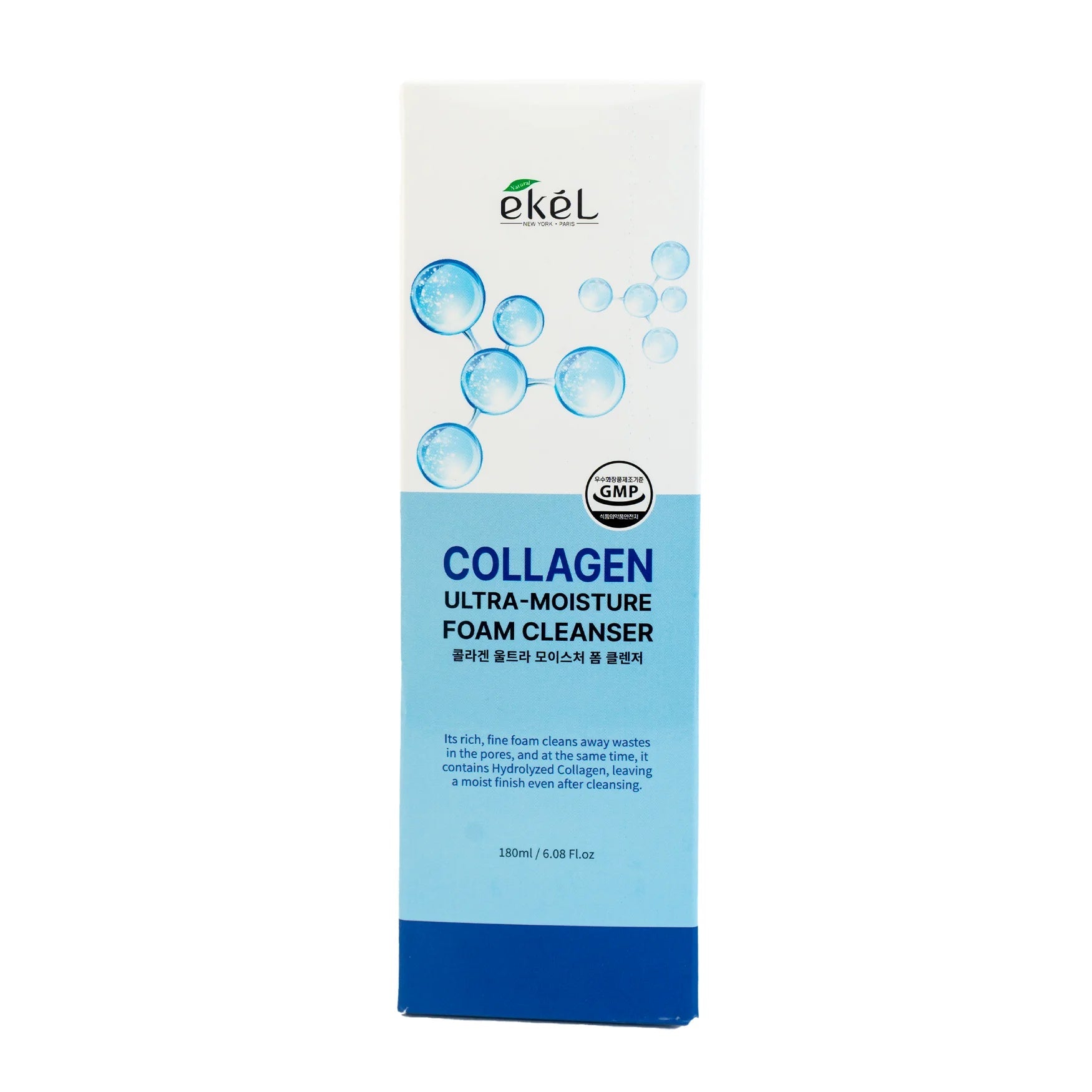 Ekel Collagen Ultra - Moisture Foam Cleanser 180 ml - KeenCares