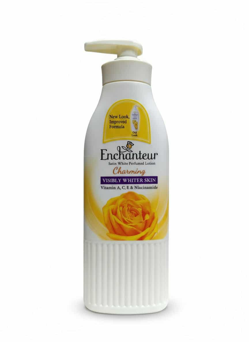 Enchanteur Satin White Perfumed Lotion 400ml - KeenCares