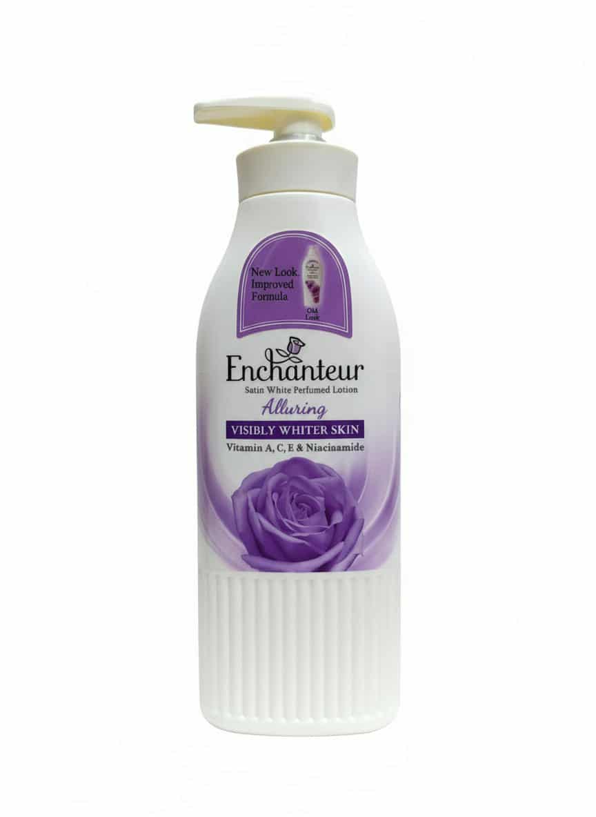 Enchanteur Satin White Perfumed Lotion 400ml - KeenCares