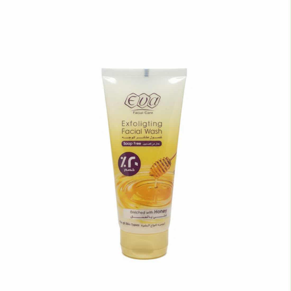 Eva Exfoliating Facial Wash Enriched With Honey, 150ml - KeenCares