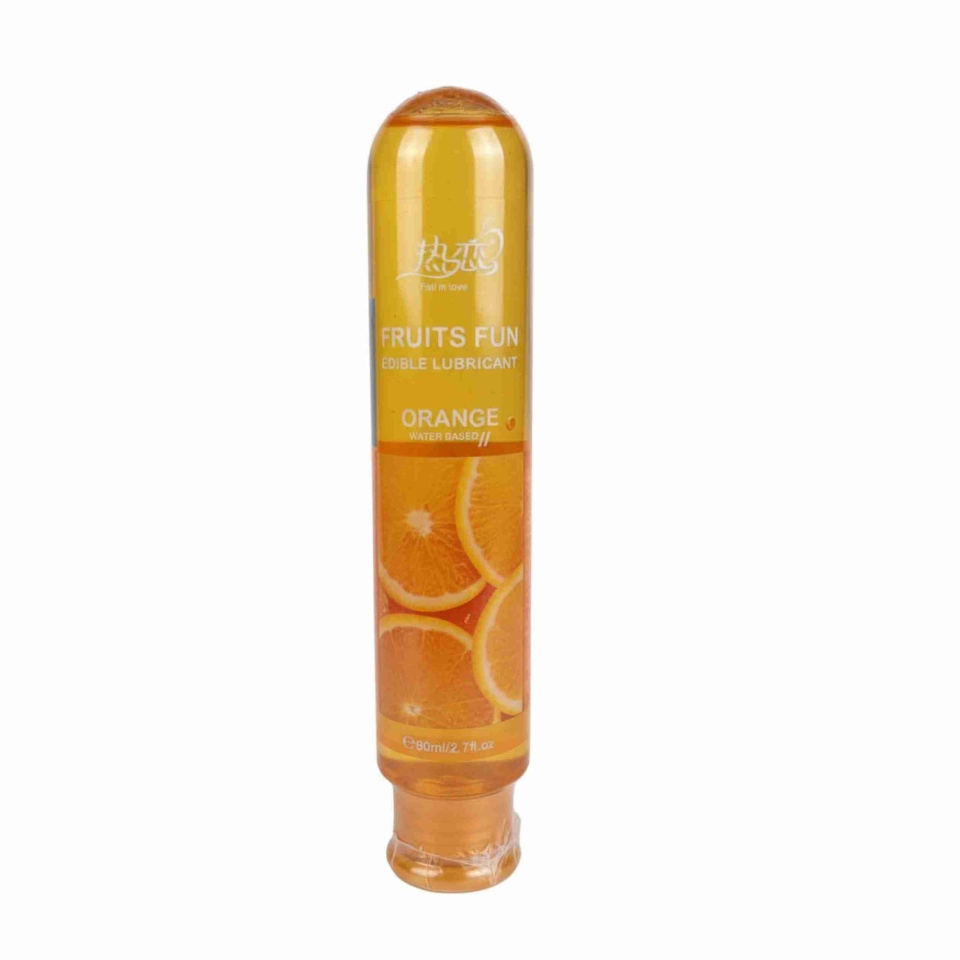 Fruits Fun Edible Lubricant Orange 90ml Safe & Flavoured BD Fruits Fun Edible Lubricant Orange 90ml Safe & Flavoured BD