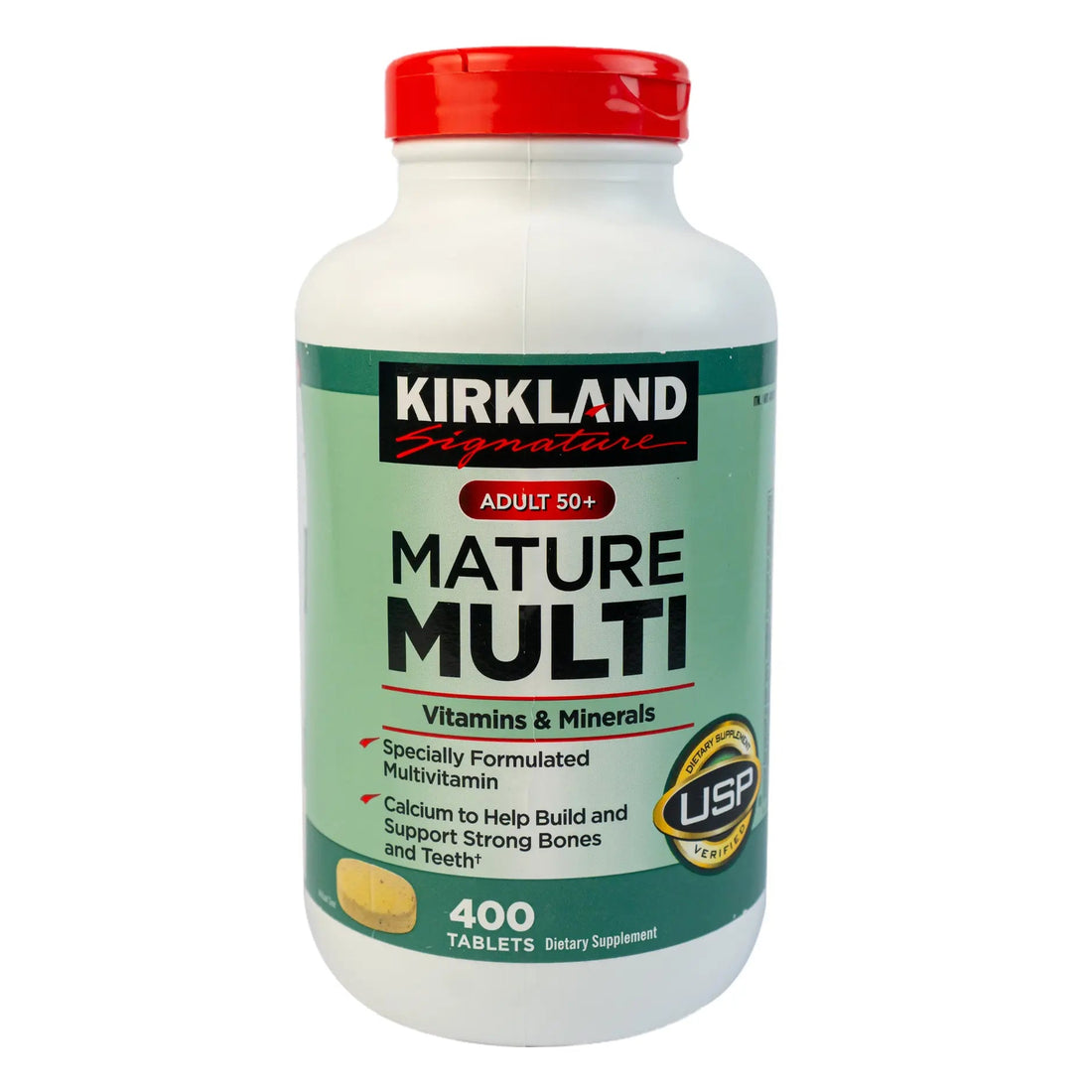 KIRKLAND Signature Adult 50+ Mature Multi Vitamins & Minerals 400 Tablets - KeenCares