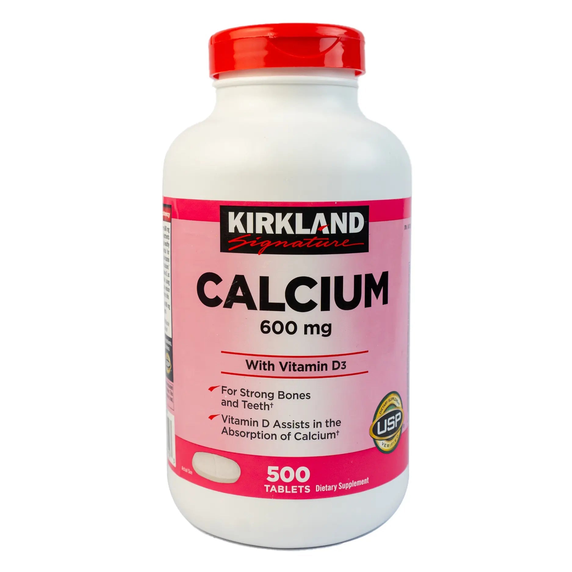 Kirkland Signature Calcium With Vitamin D3 500 Tablets - KeenCares