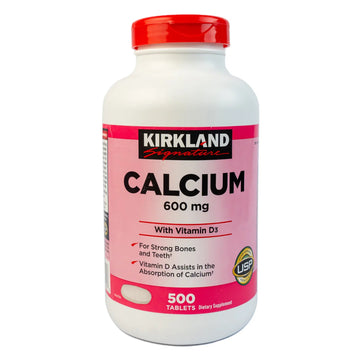 Kirkland Signature Calcium With Vitamin D3 500 Tablets - KeenCares