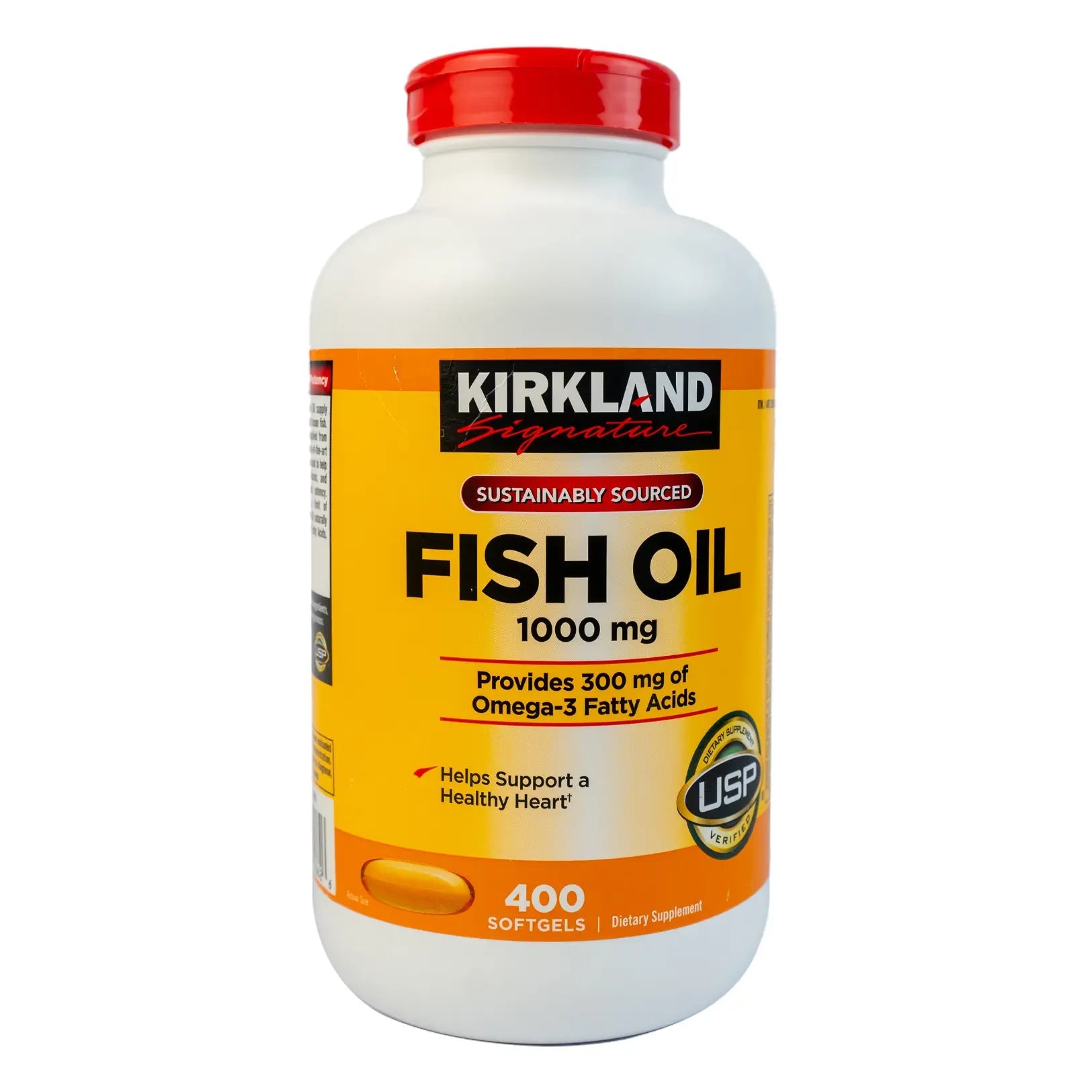 KIRKLAND Signature Sustainably Sourced Fish Oil 1000mg Helps Supports A Healthy Heart - KeenCares