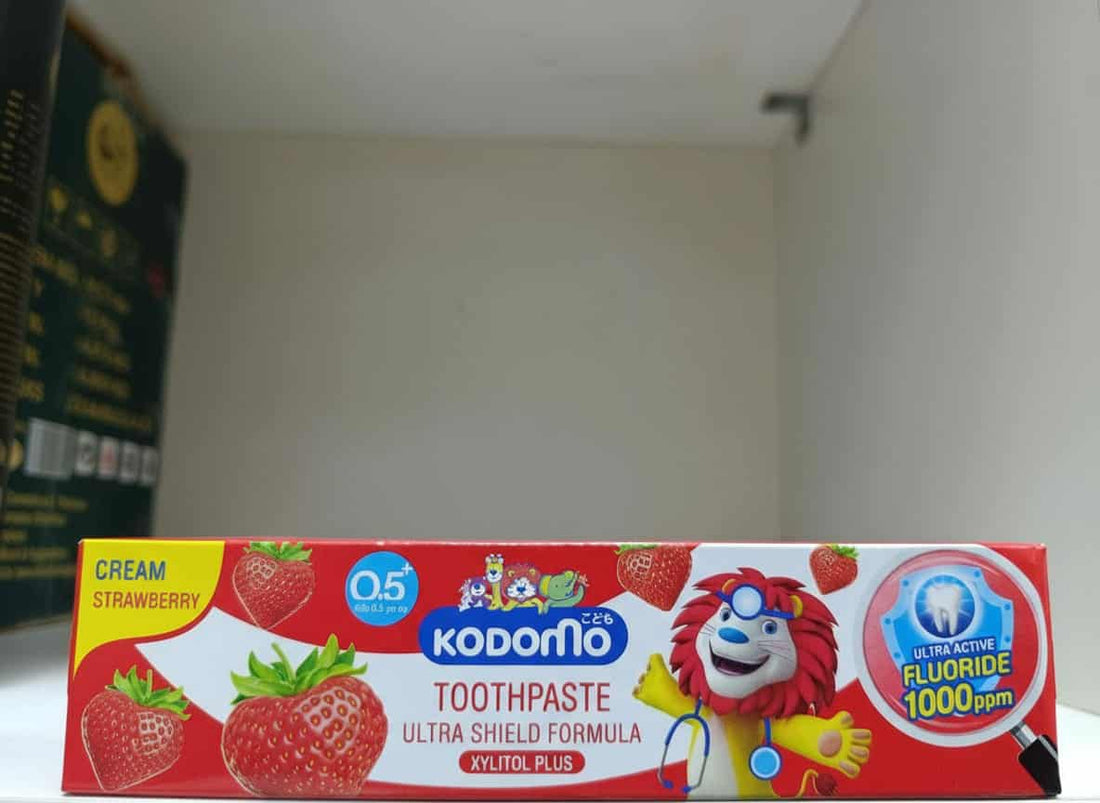 Kodomo Ultra Shield Formula Xylitol Plus Cream Strawberry 40g - KeenCares