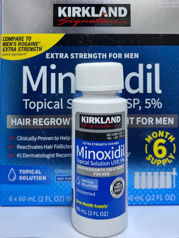 Minoxidil 5% Hair Growth Solution - 60ml (6 pcs) - KeenCares