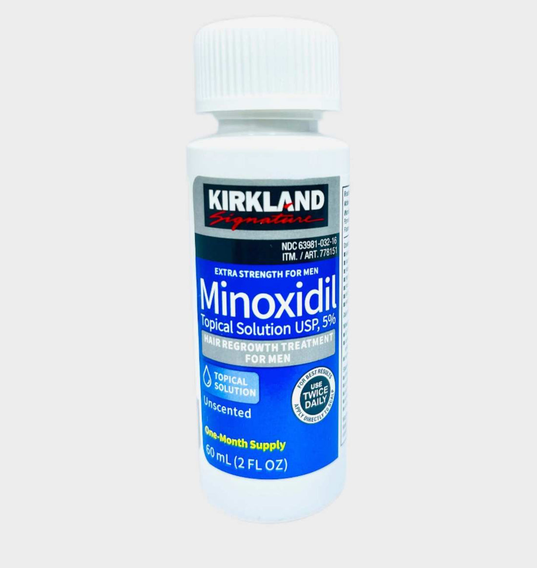 Minoxidil 5% Hair Growth Solution - 60ml - KeenCares