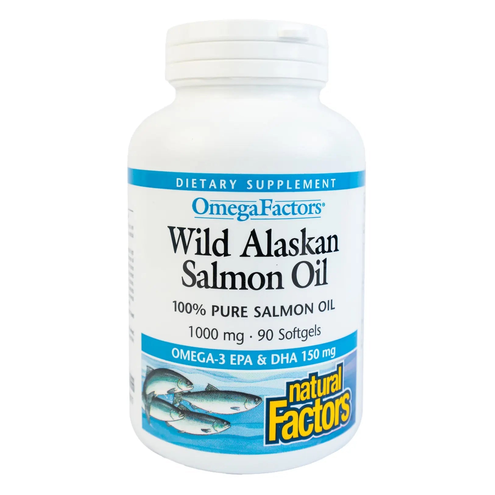 Natural Factors Wild Alaskan Salmon - 90 Softgels - KeenCares