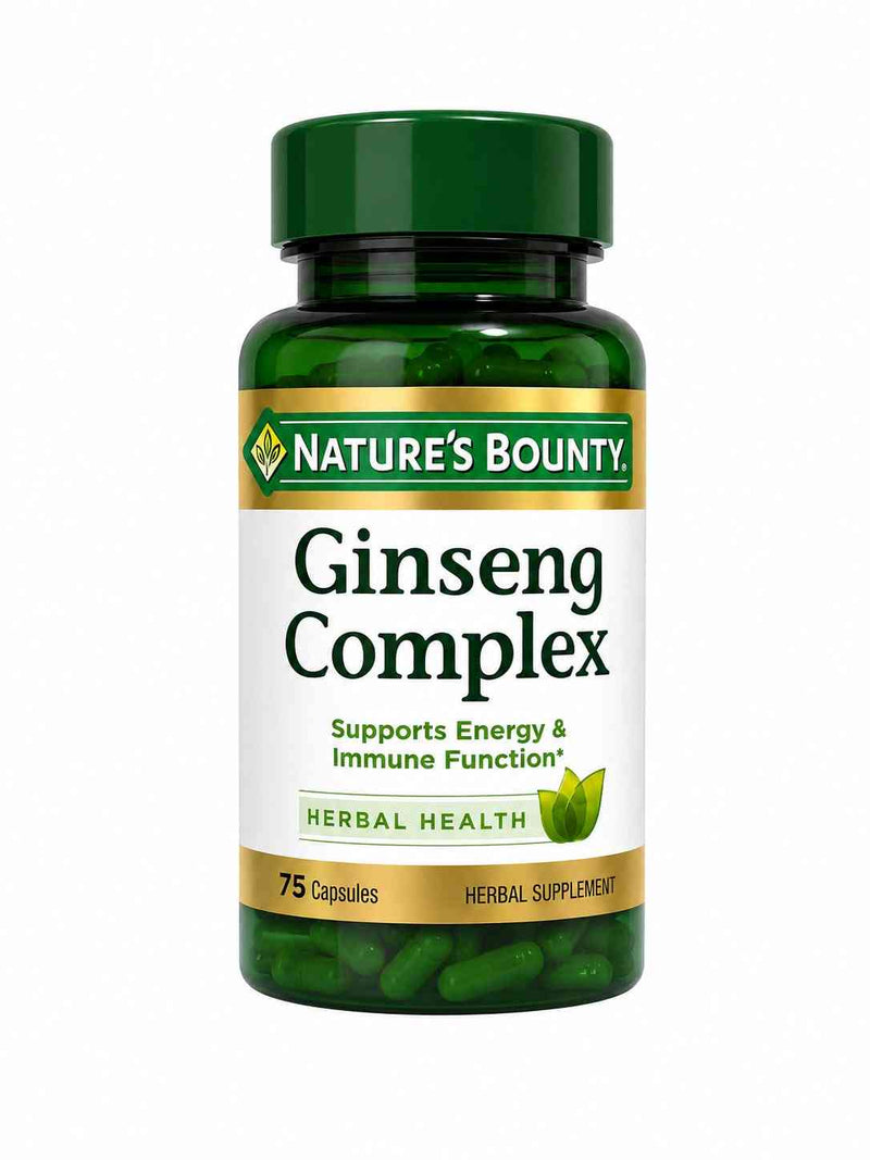 Nature's Bounty Ginseng Complex Herbal Supplement - KeenCares