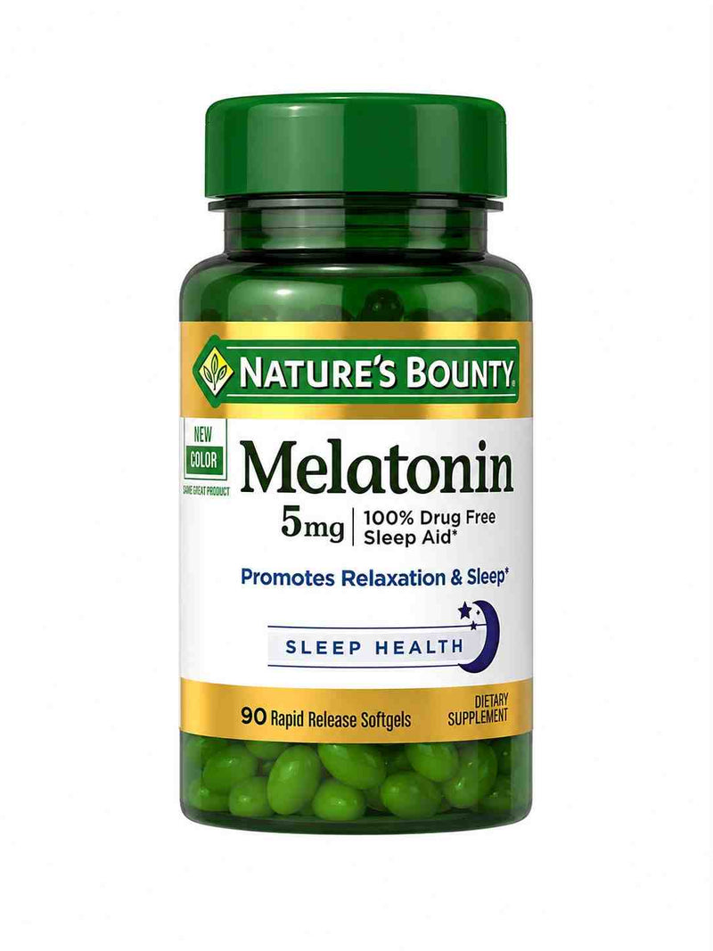 Nature's Bounty Melatonin 5mg Rapid Release Softgel - KeenCares