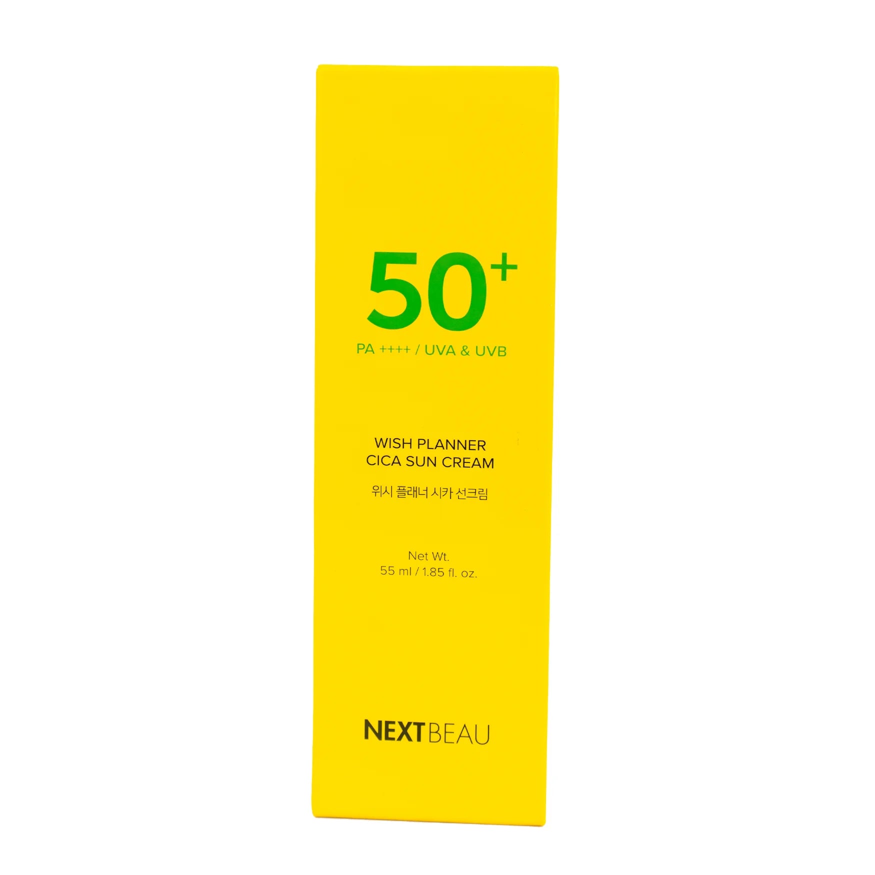 NEXTBEAU 50+PA UVA & UVB Wish Planner Cica Sun Cream 55ml - KeenCares