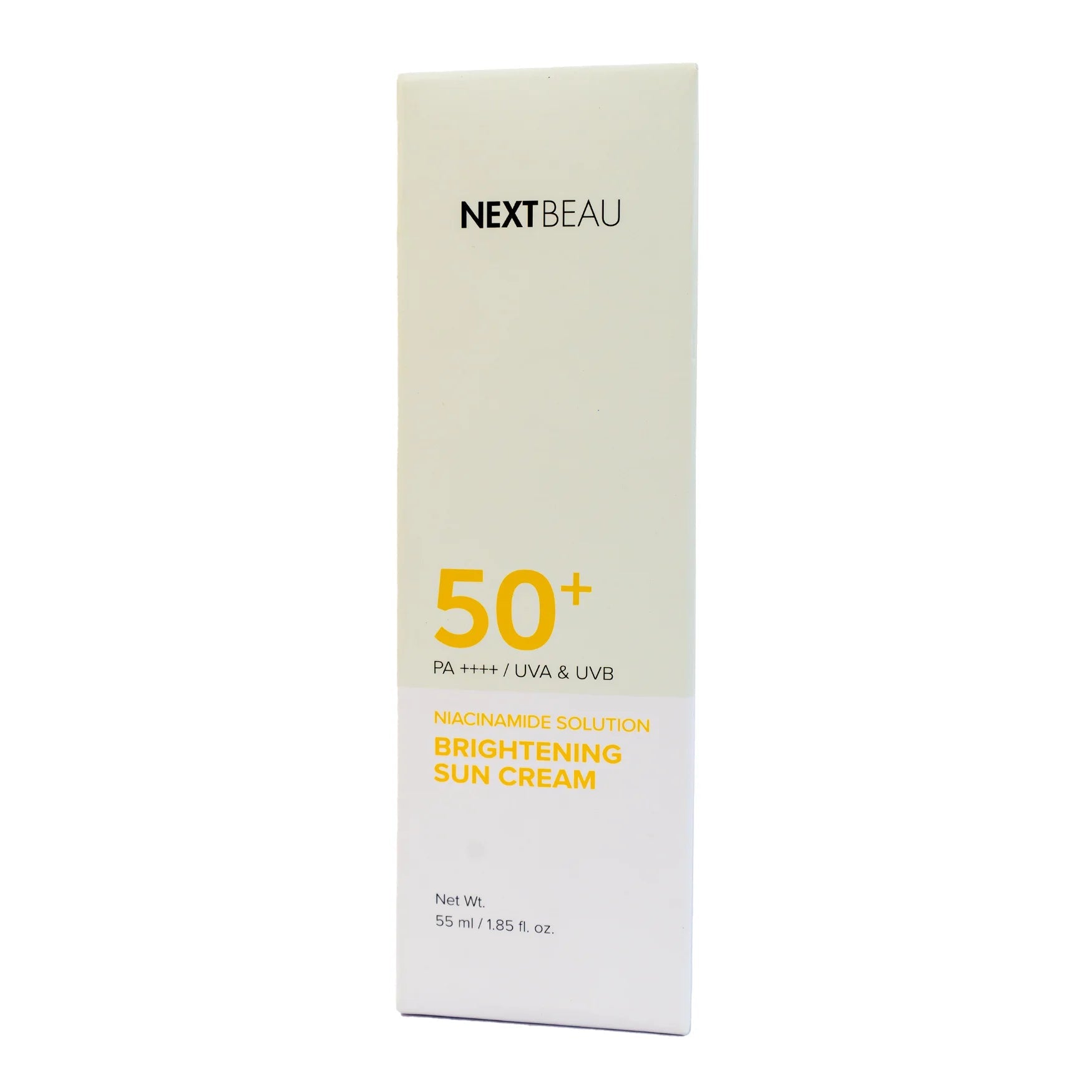 NEXTBEAU Niacinamide Solution Brightening Sun Cream SPF50+ PA++++ UVA & UVB 55ml - KeenCares