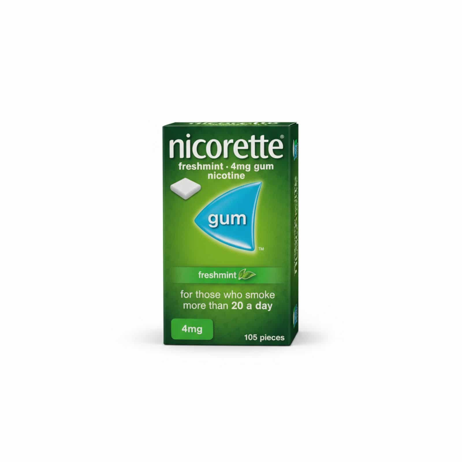 Nicorette Freshmint 4mg Gum - KeenCares