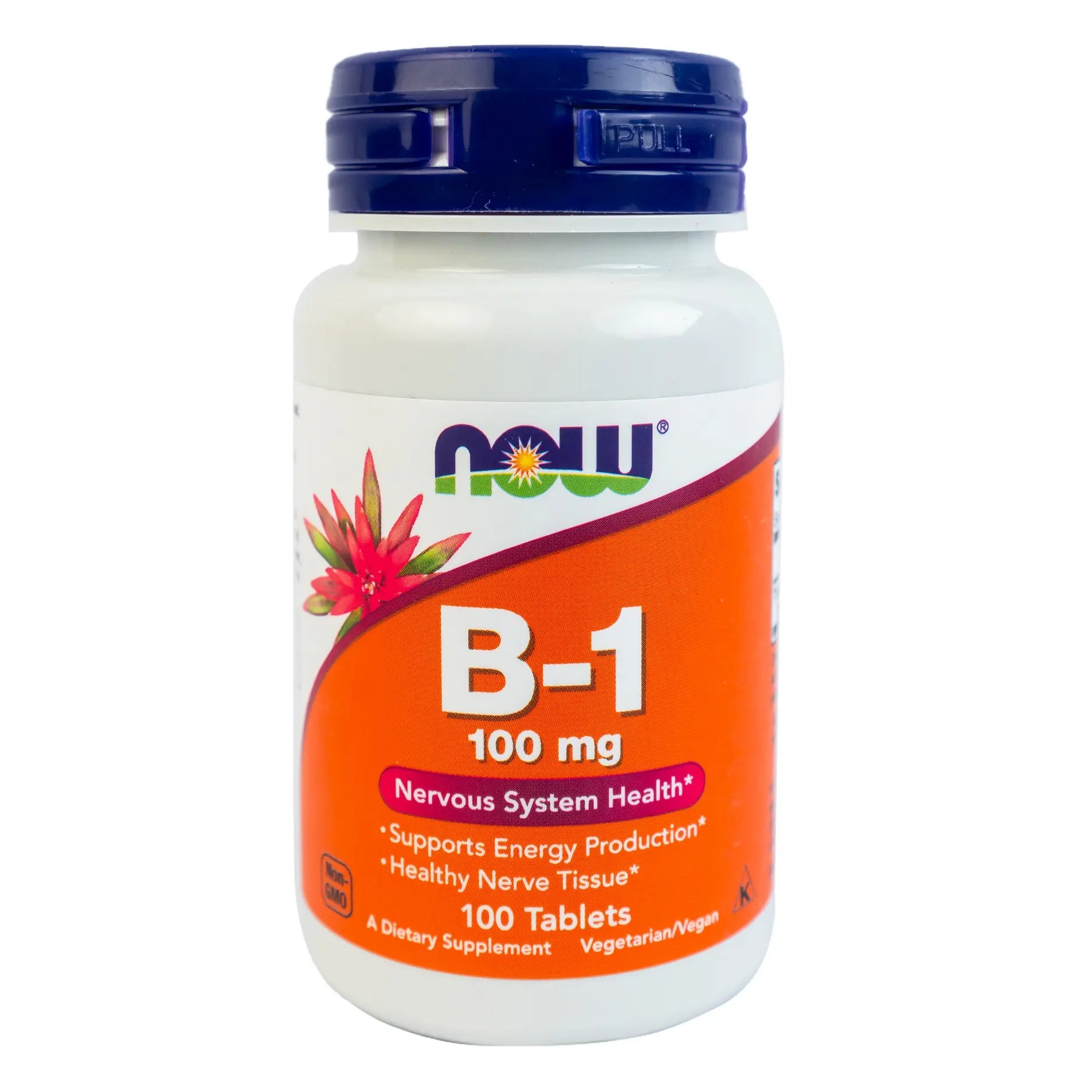 NOW Foods Vitamin B - 1 (Thiamine) 100 mg – 100 Vegan Tablets - KeenCares