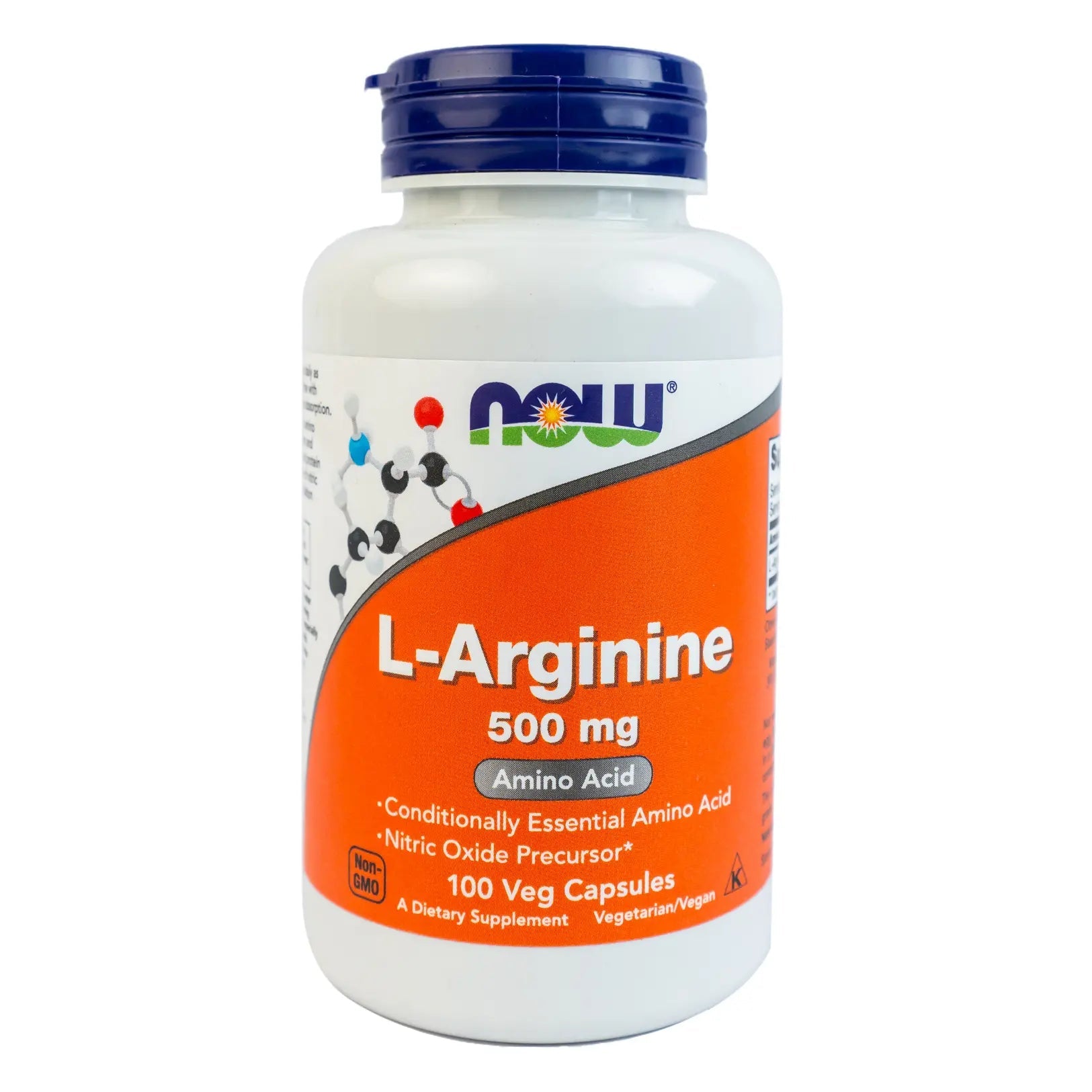 NOW L - Arginine Amino Acid 500mg 100 Veg Capsules (NOW) - KeenCares