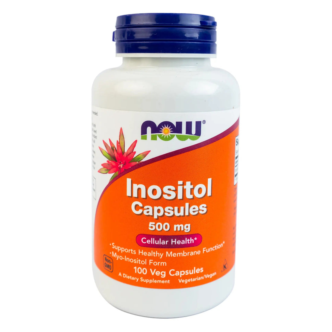 NOW Supplements, Inositol Capsules 500mg 100 Tablets - KeenCares