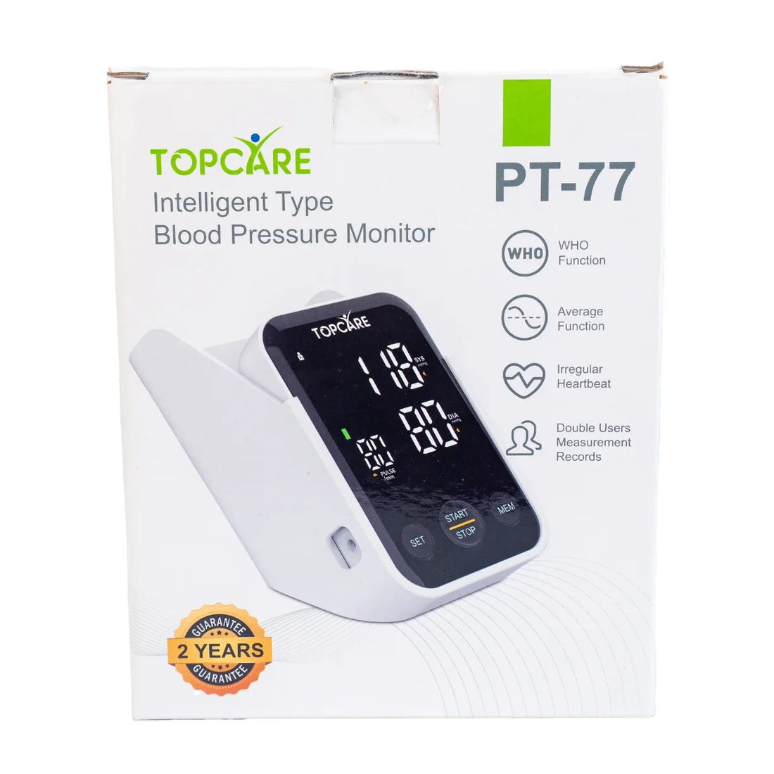 Top Care Digital Blood Pressure Monitor PT - 77 - KeenCares